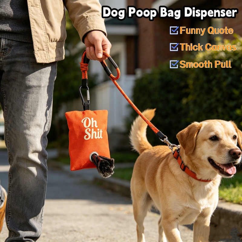 Poop Bag Dispenser - Distributeur portable de sacs à déjections