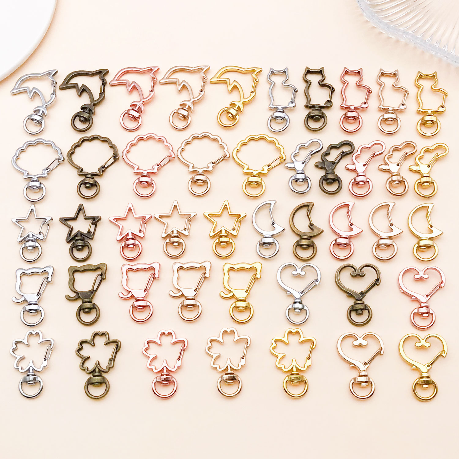 Pet Supplies Discount - Breloques en forme de cœur, étoile,