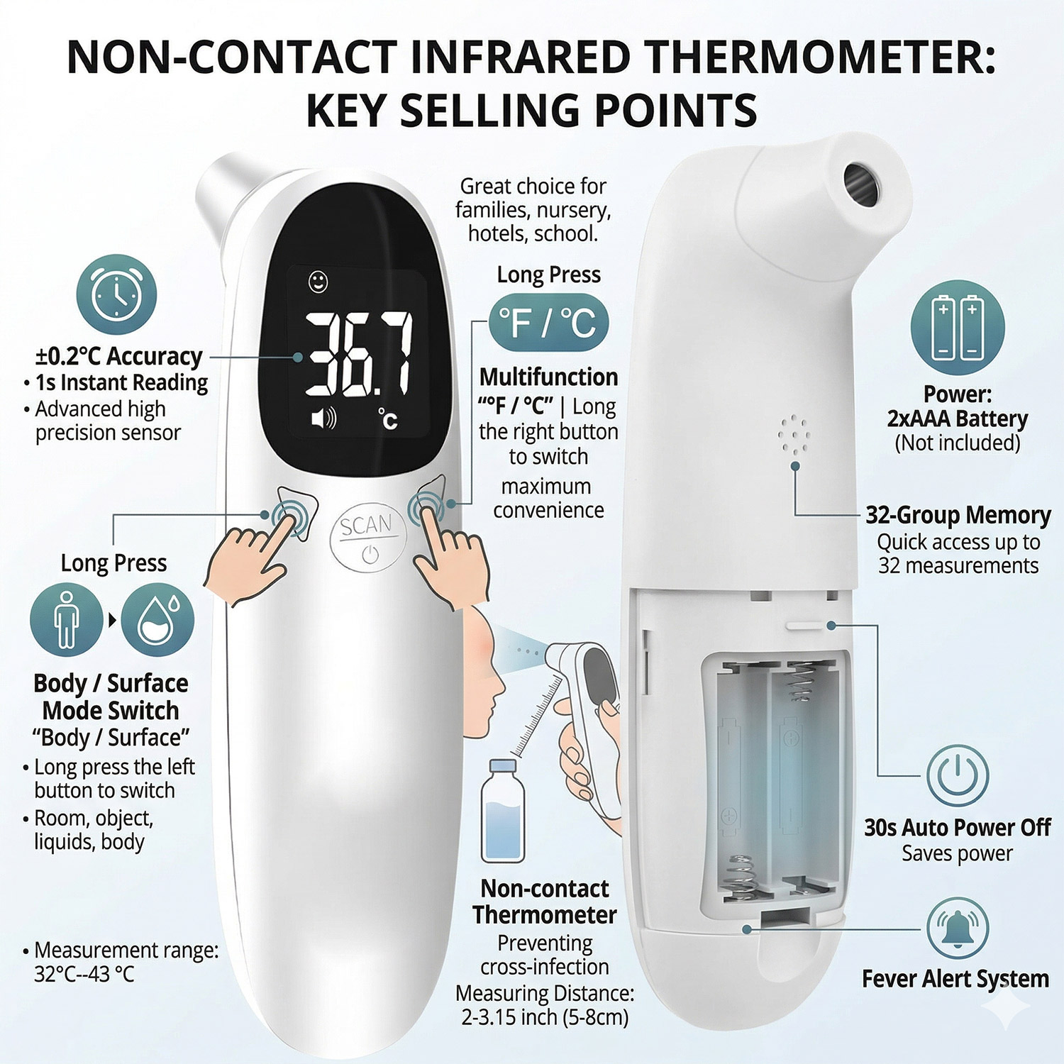 Thermomètre numérique pour ani - Pet Supplies Discount avis et prix